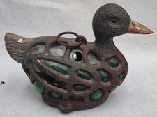 BONITO PATO ANTIGUO PORTAVELAS DE HIERRO, FAROL, LAMPARA comprar usado BONITO PATO ANTIGUO PORTAVELAS DE HIERRO, FAROL, LAMPARA comprar usado  Enviando para Brazil