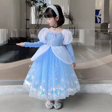Abito cenerentola azzurro usato  Italia