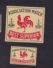Antique match tag d'occasion  Expédié en Belgium