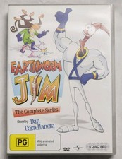 1995 Earthworm Jim: The Complete Animated Series Dan Castellaneta DVD 5 discos conjunto comprar usado  Enviando para Brazil