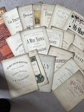Victorian piano sheet for sale  LEIGHTON BUZZARD