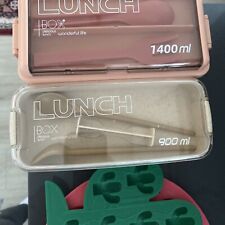 Compartments lunch box for sale  HARROW