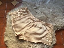 Culotte satin beige usato  Collegno