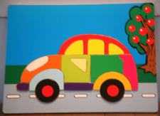 Puzzle bois peint d'occasion  Bègles