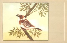 Birds themed postcard d'occasion  Expédié en Belgium