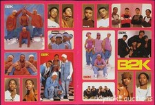 Lote de adesivos B2K Lil Fizz JBoog J-Boog Omarion Raz B 2 páginas completas de adesivos B2K P1874 comprar usado  Enviando para Brazil