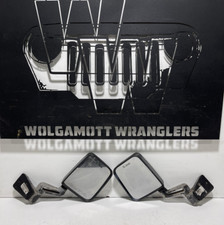 PAR DE ESPELHOS LATERAIS EXTERNOS PARA MOTORISTA E PASSAGEIRO 97-02 Jeep TJ Wrangler fabricante de equipamento original comprar usado  Enviando para Brazil