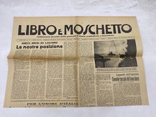 Sett. libro moschetto usato  Borgo Mantovano
