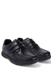 Kickers Uomo Reasan Cinturino Cuoio Formale Scarpa Slip On - Nero UK 12(F502), usado segunda mano  Embacar hacia Argentina