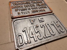 Targa treno locomotiva usato  Firenze