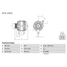 Bosch lichtmaschine hyundai gebraucht kaufen  Idar-Oberstein