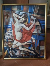 Dipinto olio tela usato  Saviore dell'Adamello