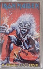 IRON MAIDEN  A REAL LIVE ONE audio music cassette tape na sprzedaż  PL
