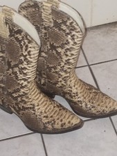 Botte python blanc d'occasion  Paris XIX