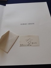 Giorgio armani cataloghi usato  Genova