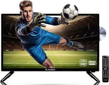 Audiobox 24" Widescreen HDTV com DVD Player Integrado, HDMI e USB, Adaptador para Carro, usado comprar usado  Enviando para Brazil