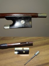 ARCO DE VIOLINO OLD MASTER rotulado C. A. HOYER - PARA RENOVAÇÃO (S061) comprar usado  Enviando para Brazil