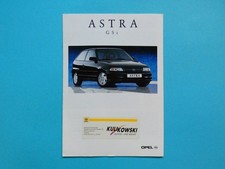 Prospekt / Katalog / Broschüre - Opel Astra - GSi und GSi 16V - 02/93, usado comprar usado Prospekt / Katalog / Broschüre - Opel Astra - GSi und GSi 16V - 02/93, usado comprar usado  Enviando para Brazil
