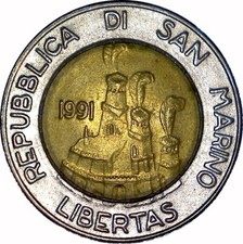 500 lire san marino bimetallico usato 500 lire san marino bimetallico usato  Terranuova Bracciolini