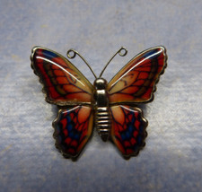 Brosche schmetterling silberfa gebraucht kaufen  Hamburg