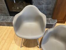 Cadeira Herman Miller Charles Eames Braço Concha Cinza Claro - Autêntica comprar usado  Enviando para Brazil