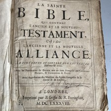 1688 bible ancien d'occasion  Chameyrat