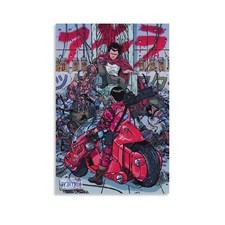 Akira Fight anime japonês lona pôster arte parede impressão decoração, usado comprar usado  Enviando para Brazil