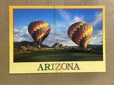 Cartão postal Arizona AZ balão de ar quente campo de golfe PC antigo comprar usado  Enviando para Brazil