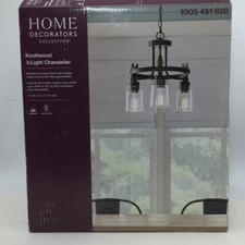 Usado, Knollwood 17-1/2 pol. Candelabro redondo 3-Light preto bronze com detalhes em latão comprar usado  Enviando para Brazil