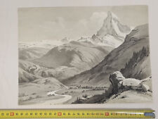 Zermatt matterhorn acquerello usato  Modena