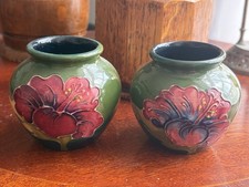 Moorcroft pair sweet for sale  YORK