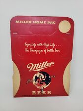 1950s Miller Beer Home Pac Six Pack Carrier WI comprar usado  Enviando para Brazil