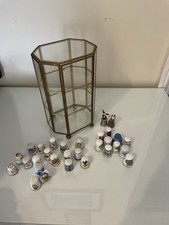 Collection thimbles display for sale  DARLINGTON