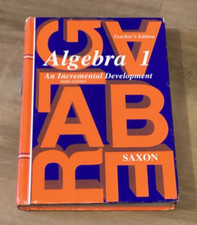 Saxon algebra third for sale  Tacoma