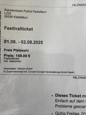 Nature festivalticket weekend gebraucht kaufen  Teuchern