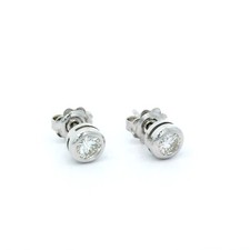 Goldohrstecker solitair weißg gebraucht kaufen  München