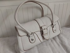 👜 Michael Kors Ivory Leather Satchel – Vintage Style – Rare – Old Money Look na sprzedaż  PL