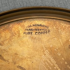 Jos heinrichs copper for sale  Lock Haven