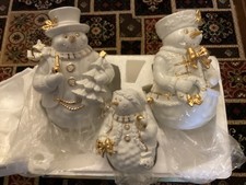 Xmas snowman family for sale  LEEDS