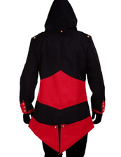Jaqueta Cosplay Assassin’s Creed – Vermelha e Preta, Com Zíper, Tamanho Grande (Usada) comprar usado  Enviando para Brazil