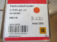 Flachrundschrauben schlossschr gebraucht kaufen  Lotte