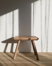 Dębowy stołek, taboret, podnóżek, drewniany, mały 20x30x26 na sprzedaż  PL