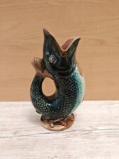 Vintage majolica fish for sale  PONTYPOOL