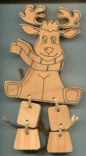 Elch deko holz gebraucht kaufen  Flörsheim