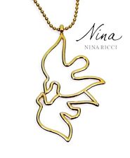 Rare Pendentif NINA RICCI doré à l'or fin 24 carats et signé comprar usado  Enviando para Brazil