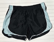 Shorts feminino 1X preto azul exercício atlético corrida treino praia casual comprar usado  Enviando para Brazil