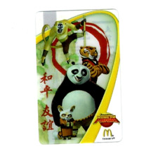 Cartão presente McDonalds - Kung Fu Panda - Dreamworks - 2008 - Colecionável - Sem valor comprar usado  Enviando para Brazil