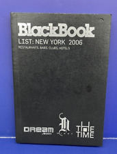Book BlackBook Guide To New York 2006 Restaurants Bars Clubs Hotels comprar usado  Enviando para Brazil