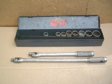 Conjunto de soquete Williams vintage em estojo de metal feito nos EUA incompleto comprar usado  Enviando para Brazil