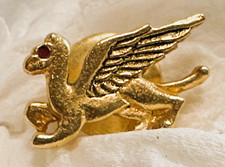 Vintage gold lapel for sale  Holly
